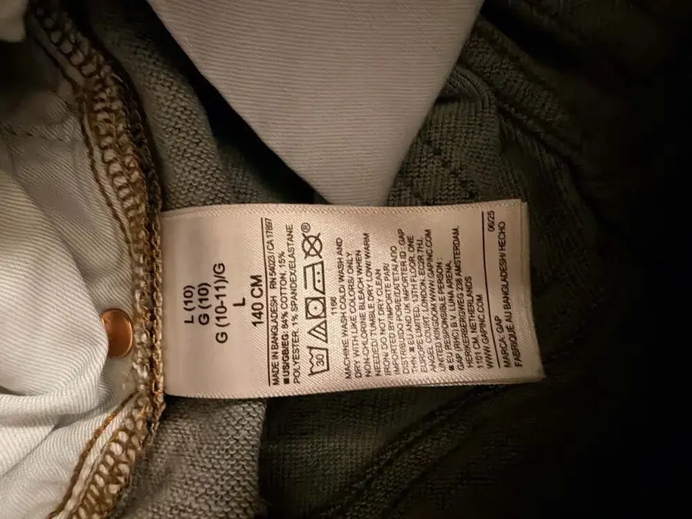 Gap Kids Slim Pull-On Sweatpant Jeans L 10